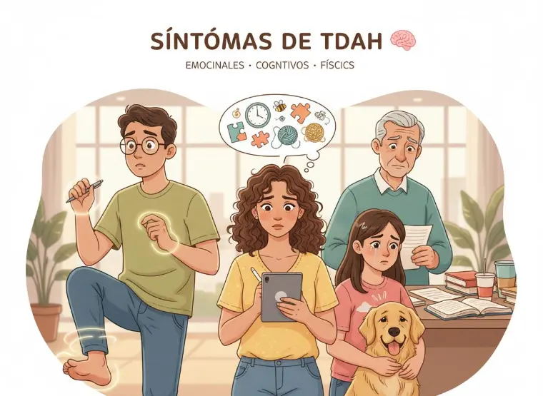 Síntomas y expresiones cotidianas del TDAH en adultos