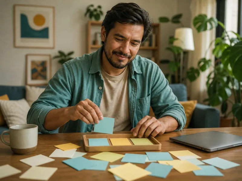 Persona adulta reduce varias posibilidades a tres próximos pasos realistas