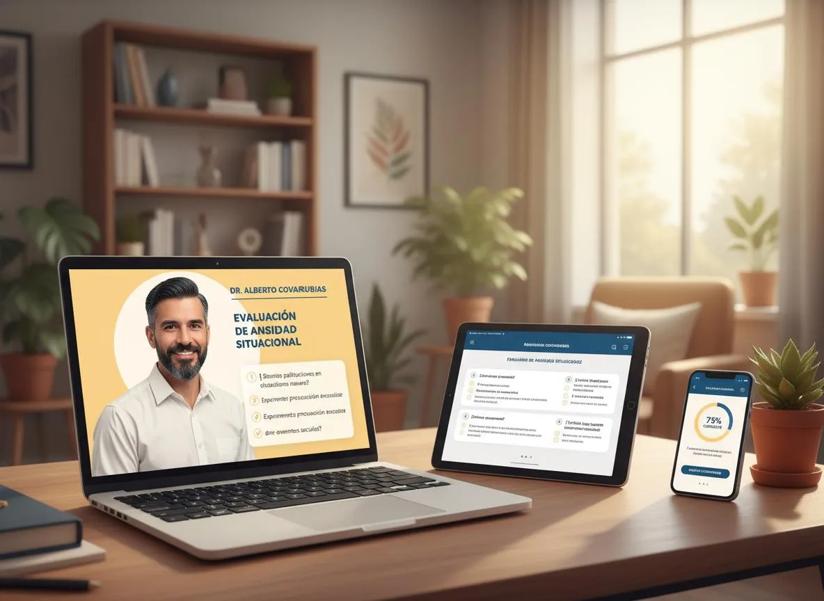 Perfil educativo completo de ansiedad situacional