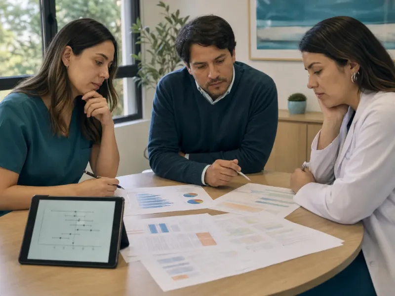 Equipo clínico revisando con cautela la evidencia disponible sobre atracones nocturnos