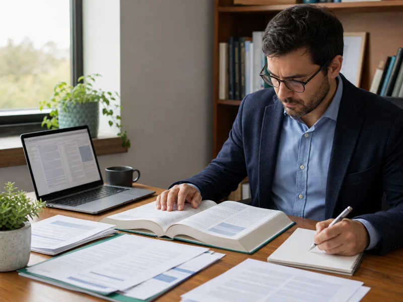 Profesional revisando clasificación, investigación clínica y rutas de ayuda actualizadas