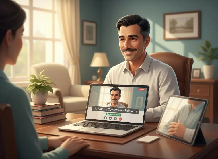 Consulta psiquiátrica online para depresión en adultos