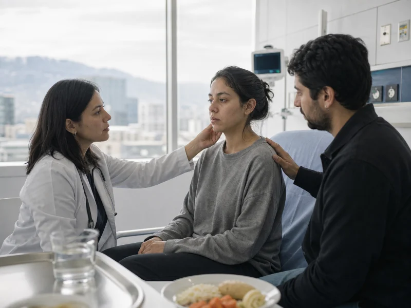 Evaluación médica urgente ante inmovilidad, catatonía y baja ingesta