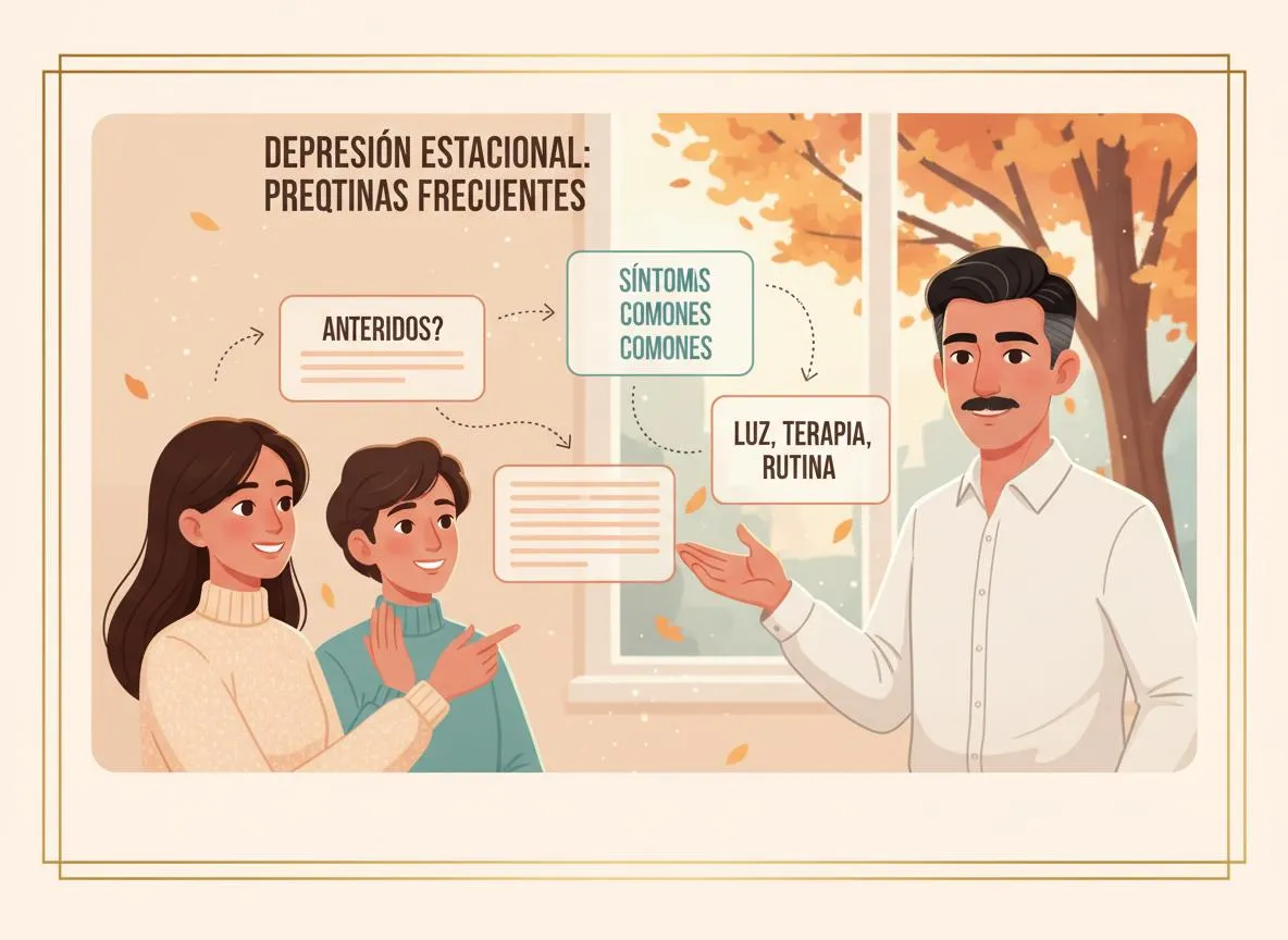 Preguntas frecuentes sobre depresión estacional