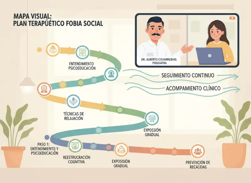 Ciclo de vergüenza y evitación en ansiedad social