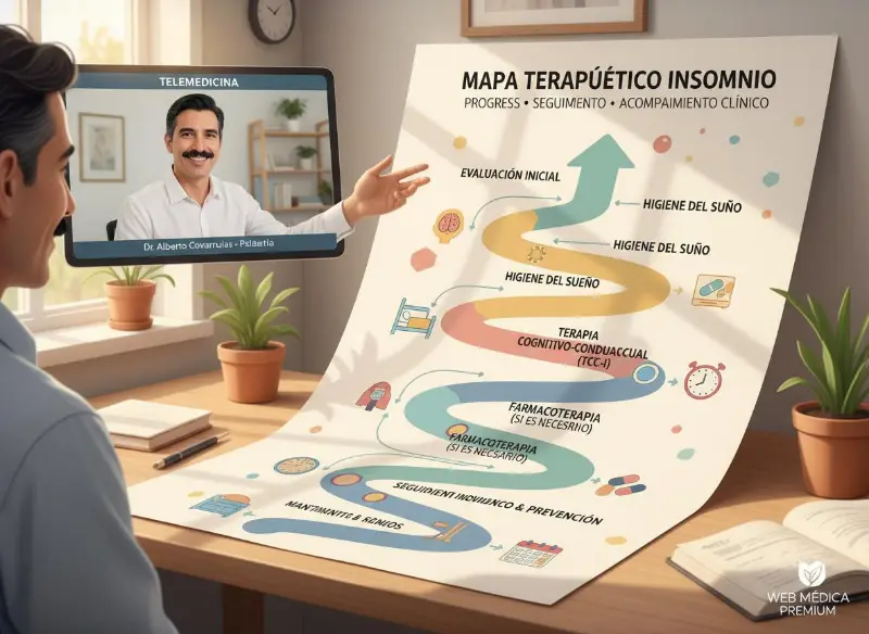Plan práctico de 8 semanas para insomnio