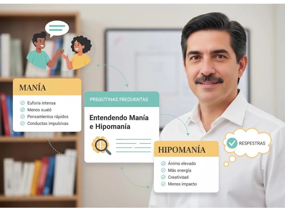 Señales de manía que suele notar el entorno