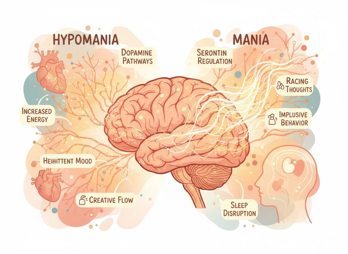Diferenciales de manía e hipomanía