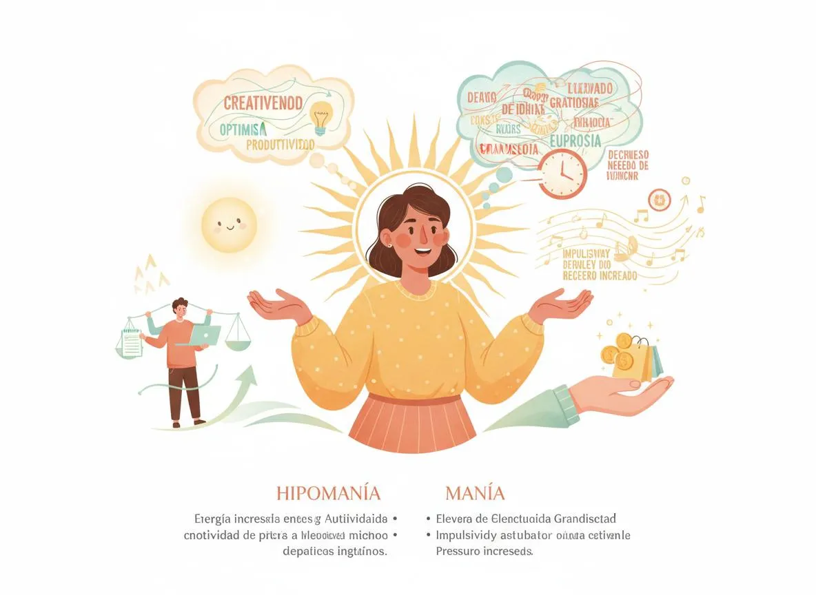 Cómo se nota la manía en la vida diaria