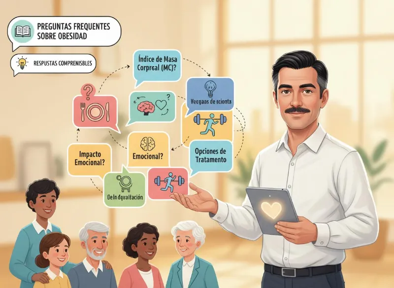 Preguntas frecuentes sobre obesidad en adultos