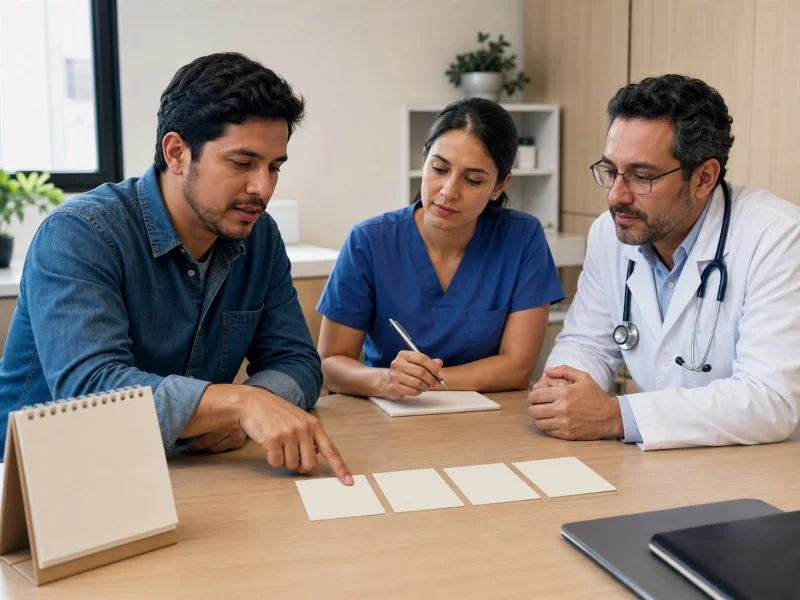 Paciente y equipo interdisciplinario organizan cuatro fases de un plan compartido